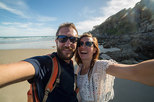 istock Selfie: Young couple enjoying summer vacations in Australia 506296164