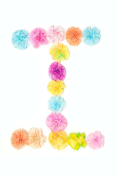 istock “I” Alphabet flowers made from paper craftwork 506296272