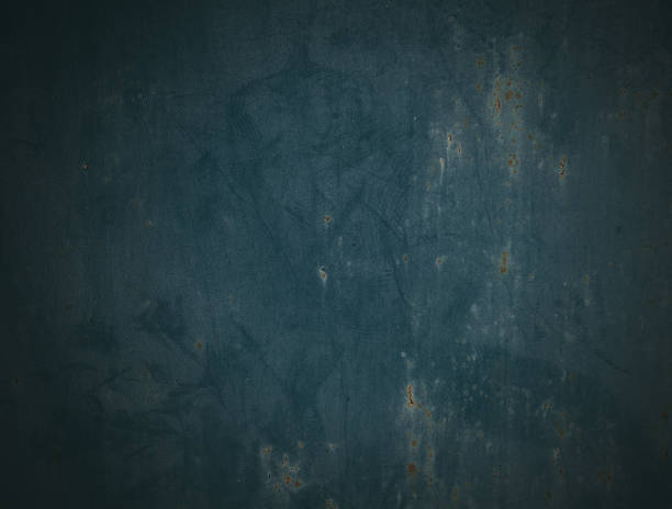 istock metal surface painted in blue color 506297674