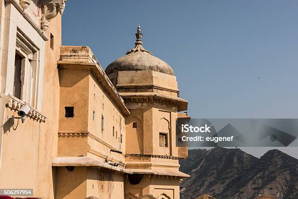 Amber Fort Exterior Stock Photo - Download Image Now - Amber Fort, Architectural Column, Architecture