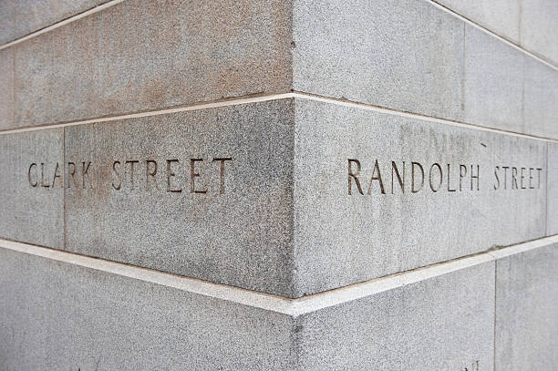 istock Intersection of Clark and Randolph Street 506298230