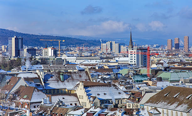 istock Zurich cityscape in winter 506298262