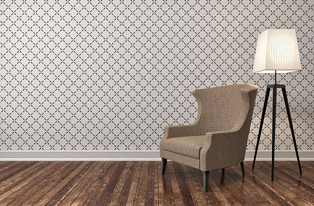 istock interior with chair. 3d illustration 506299448