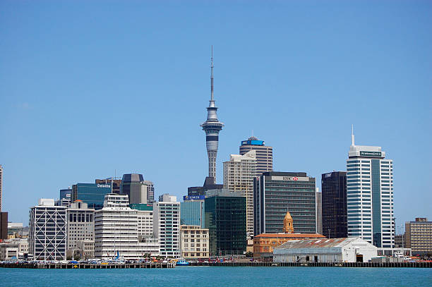 istock Auckland city view from sea 506314410
