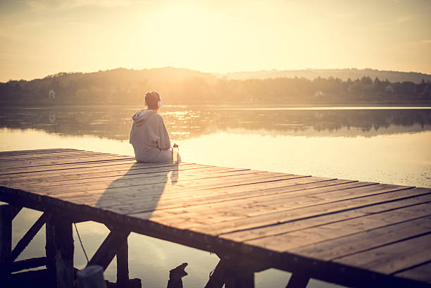 istock Relaxing by the lake 506314572