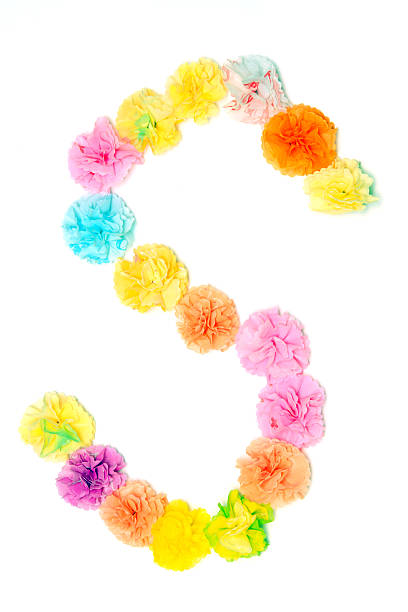 istock “S” Alphabet flowers made from paper craftwork 506315694