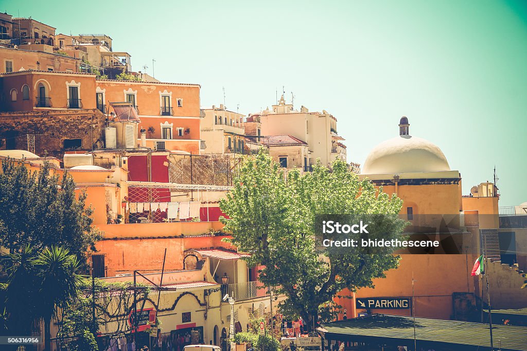 Sightseeing view of Positano, South Italy Sightseeing view of Positano, South Italy. Balcony Stock Photo