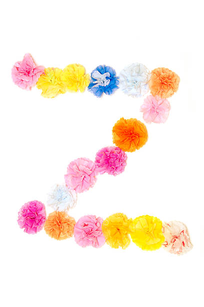 istock Alphabet Z flowers made from paper craftwork 506316996