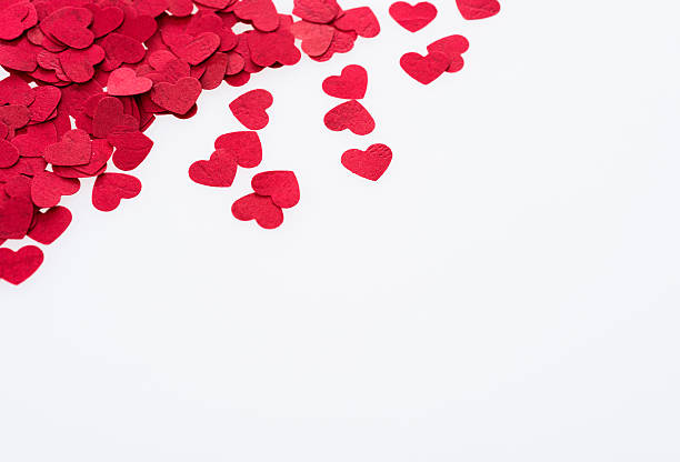 istock Red hearts isolated on white background 506318186
