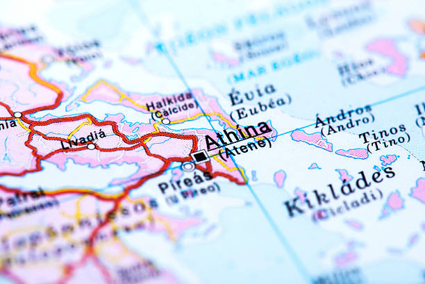 istock Map of Athens, Greece 506318274
