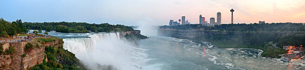 istock Niagara Falls sunrise panorama 506319606