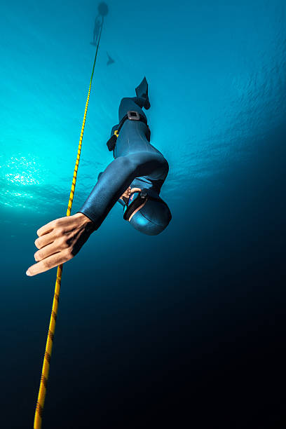 istock Freediver in the sea 506320030