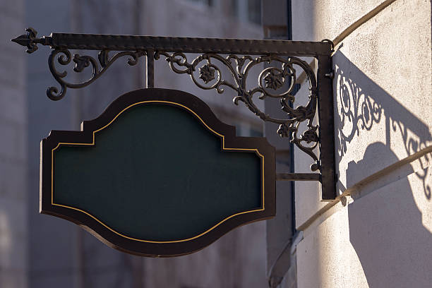 istock iron carved shop sign 506320488