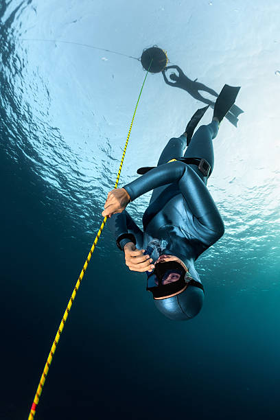istock Freedivers in the sea 506321012