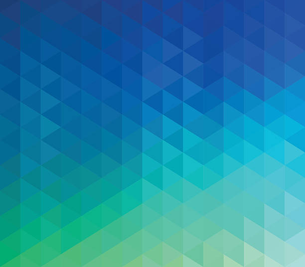 красочные геометрический фон - hexagon backgrounds mesh green stock illustrations