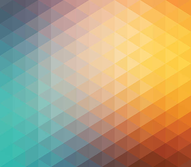 красочные геометрический фон - hexagon backgrounds mesh green stock illustrations