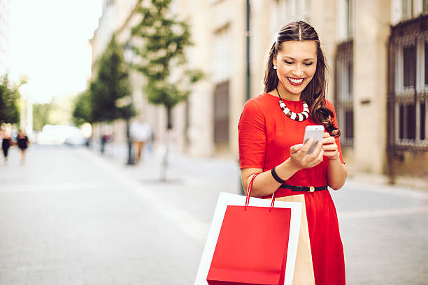 istock Woman in red dress 506324975