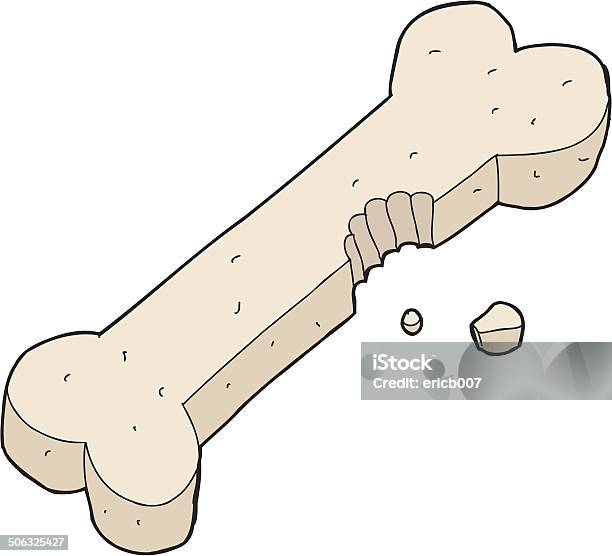 Bitten Dog Treat Stock Illustration - Download Image Now - Vector, Dog Biscuit, Dog Bone