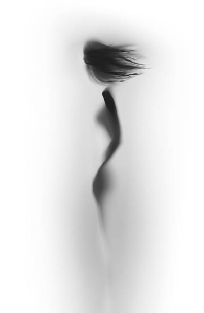 istock Long haired woman silhouette 506325501