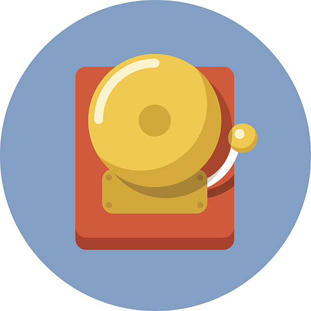 illustrations, cliparts, dessins animés et icônes de vecteur-bell - sonner