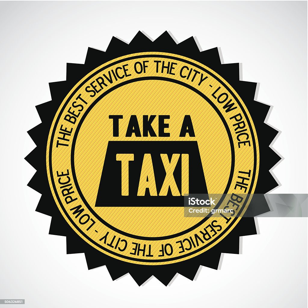taxi icon Illustration of taxi icons, transport industry, vector illustration Business stock vector