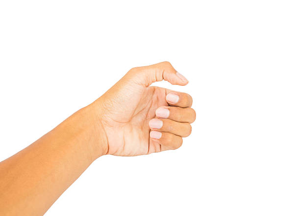 istock hand symbol in white isolated 506327626