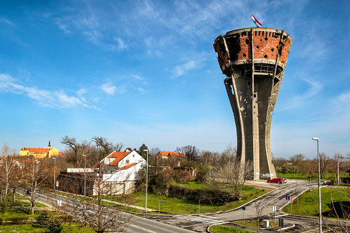 City Fortifications Mestske Opevneni of Znojmo, Moravia, Czech Republic with a Round Tower and Wall