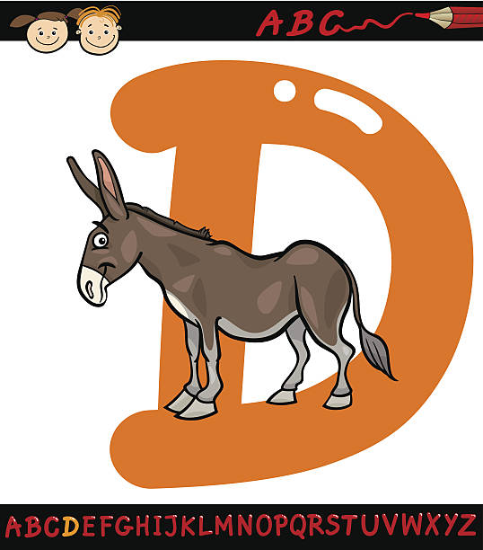 Letra D Para La Ilustración De Dibujos Animados De Burro Clipart De Stock | Royalty-Free | FreeImages Letra D Para La Ilustración De Dibujos Animados De Burro Clipart De Stock | Royalty-Free | FreeImages