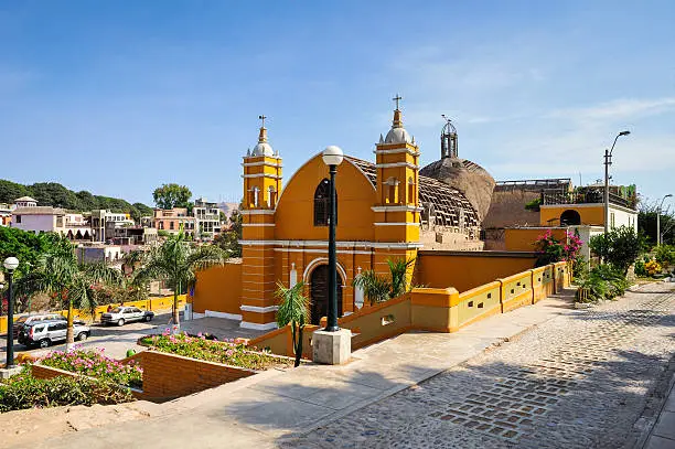 The oldest church in Lima, Peru, South America