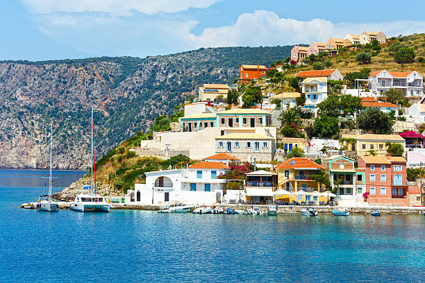 istock Summer view of Assos village (Greece,  Kefalonia). 506331331