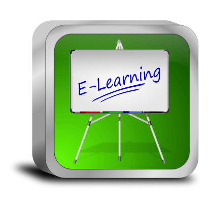 Elearning Button Stock Illustration - Download Image Now - No People ...