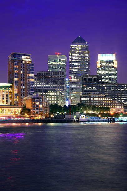 istock London Canary Wharf at night 506339312