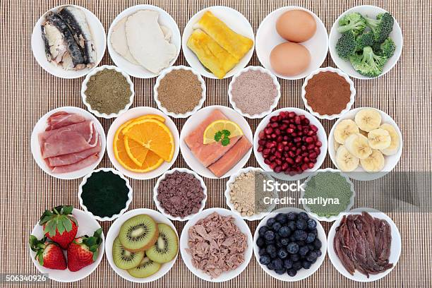 Body Building Diet Food Stock Photo - Download Image Now - Acai, Anaerobic Exercise, Antioxidant