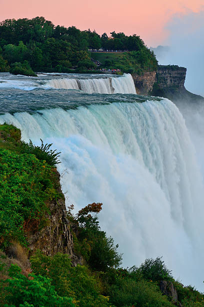 istock Niagara Falls closeup at dusk 506344338
