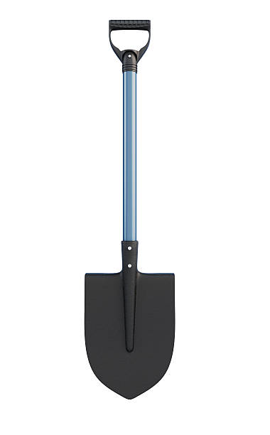 istock Shovel isolated on white background. 3d 506353730