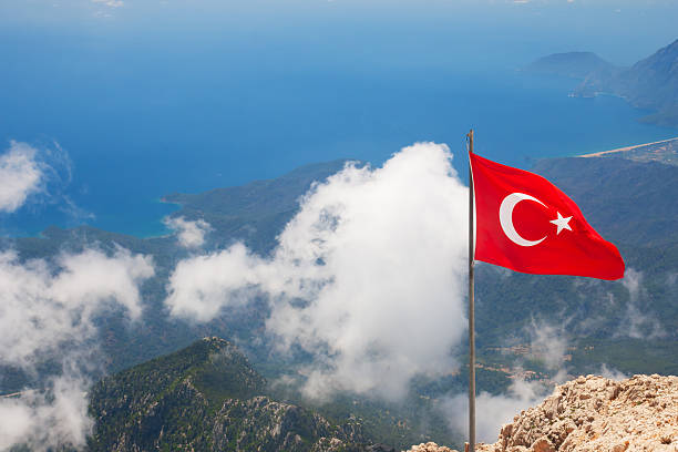 istock Aerial view of Olympos 506363465