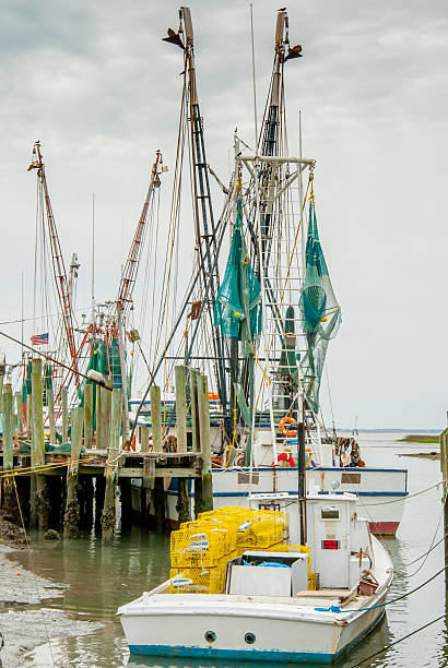 istock Fishing boats at the dock 506363631