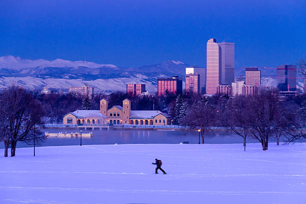 istock Denver Colorado Skyline in Snow Feb 2013 506364227