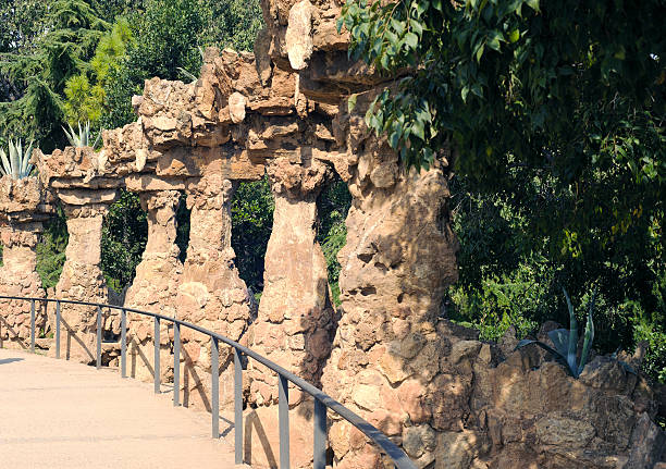 istock Walking alley with sand culumns 506366211
