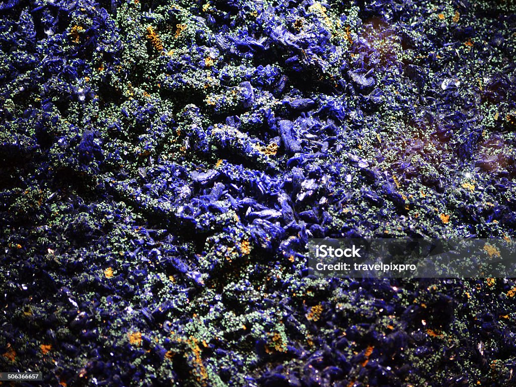 Azul Azurite Macro - Foto de stock de Azul libre de derechos
