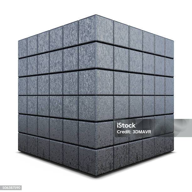 Cubes Grey Blocks Dark Grey 3d Cube Isolated On A White Background Stock Photo - Download ...