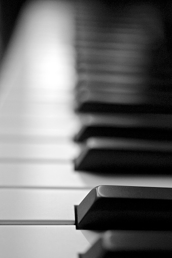 Piano keys,blur