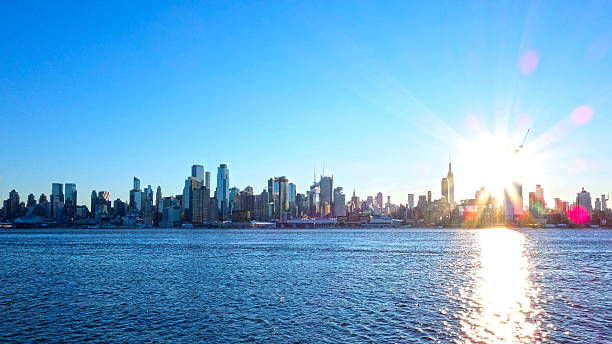 istock Sun rises at Manhattan in NY 506392574