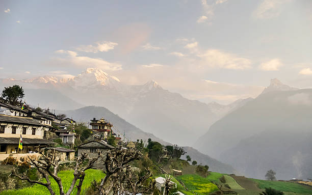 istock Valley of Gandruk surrounded in mist 506393132