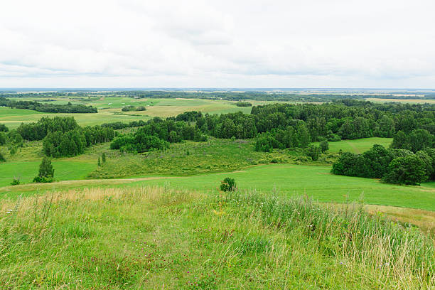 istock view from the hill which overgrew a grass 506394714