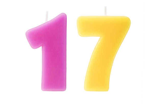 istock Seventeenth birthday candles isolated 506395902