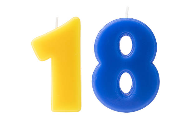 istock Eighteenth birthday candles isolated 506395924