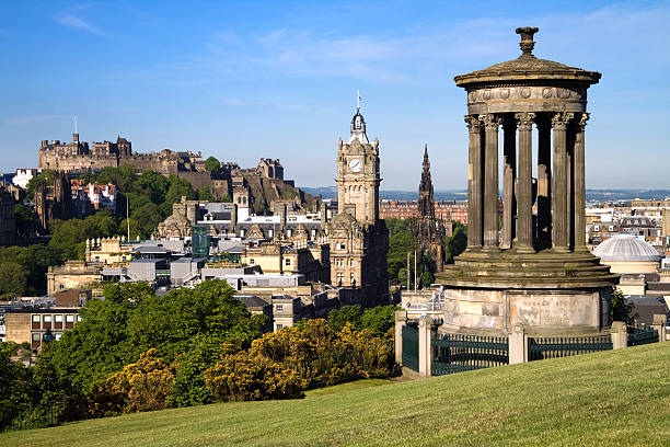 istock Edinburgh Castle and Cityscape in Summer 506396604
