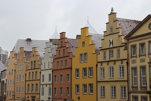 Gabled houses in Osnabrück.