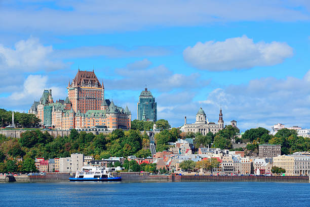 город квебек - quebec city стоковые фото и изображения